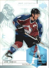 2002-03 UD Mask Collection Avalanche #23 Joe Sakic/Patrick Roy